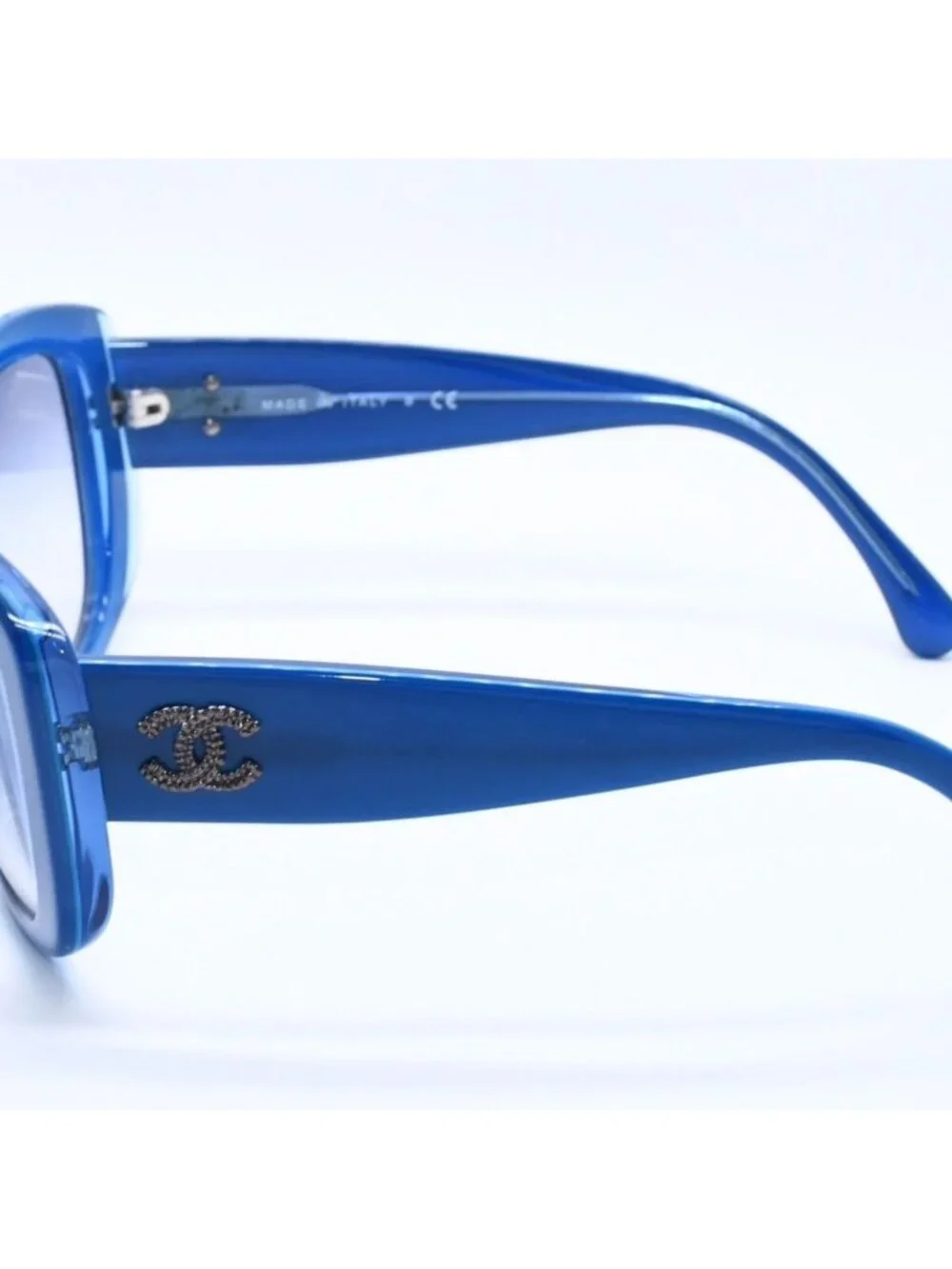 Chanel Sunglasses Eyewear CC Logo Blue